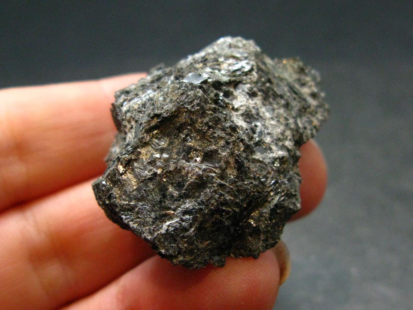 Rare Nuumite Nuummite Raw Piece From Greenland - 21.75 Grams - 1.2"