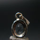 Elegant Genuine Solitaire Sky Blue Topaz Sterling Silver Pendant with CZ From Brazil - 0.7" - 1.44 Grams