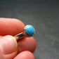 Genuine Turquoise Sterling Silver Ring - 2.14 Grams - Size 6