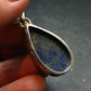 Lapis Lazuli Silver Pendant From Afghanistan - 1.5" - 6.56 Grams
