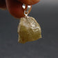 Rare Titanite Sphene Crystal Silver Pendant From Tanzania - 0.7" - 3.66 Grams