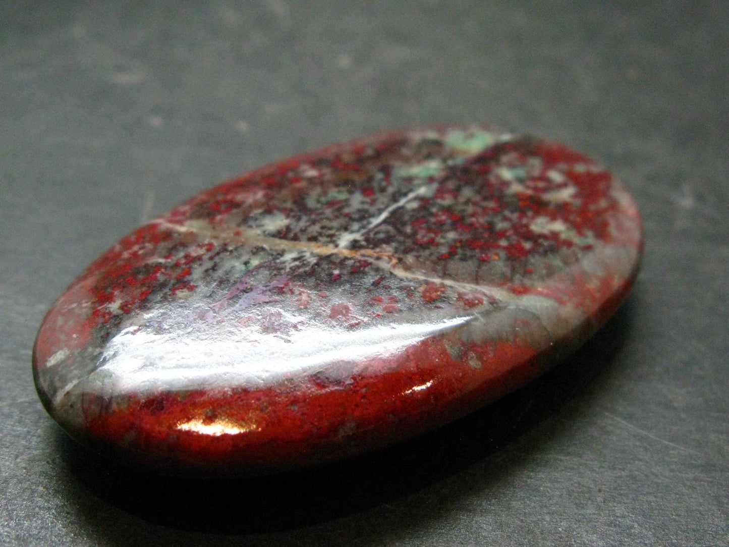 Crimson Cuprite Polished Stone from Mexico - 2.2" - 39.62 Grams