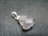 Gem Kunzite Spodumene Pendant in SS From Brazil - 1.0" - 2.33 Grams