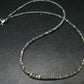 Extremely Rare Alexandrite Necklace - 17.5" - Rondelle Facetted Beads - 41.6 Carats