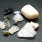 Synergy 12 Set Phenakite Moldavite Natrolite Petalite Danburite Tektite Scolecite Herderite Tanzanite Brookite 47.56 Gr