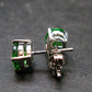 Helenite Gaia Stone Gem Sterling Silver Earrings From Washington - 2.4 Carats