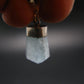 Fantastic Gemmy Aquamarine Crystal Silver Pendant From Brazil - 0.9" - 1.84 Grams