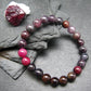 Gem Spinel Genuine Bracelet ~ 7 Inches ~ 8mm Round Beads