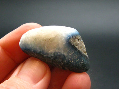 Blue Ice Glacierite Tumbled Stone from Indonesia - 1.3" - 8.03 Grams