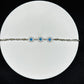 Apatite Silver Bracelet | Blue Crystal Jewelry
