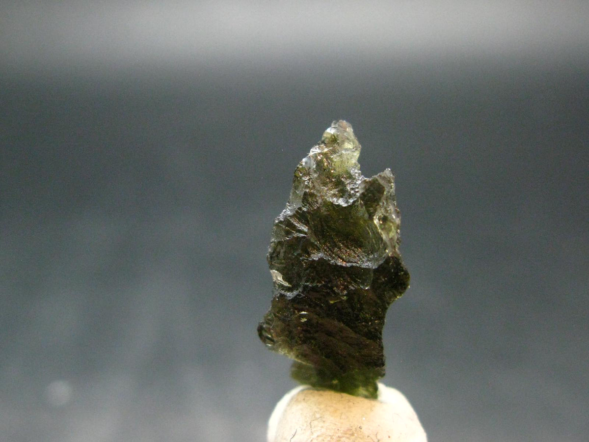 Moldavite Tektite Raw Piece from Czech Republic - 0.9" - 8.50 Carats - 1.70 Grams