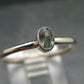 Genuine Alexandrite Gem Silver Ring From Russia - Size 7 - 1.52 Grams
