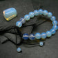 Opalite Genuine Bracelet ~ 7 Inches ~ 10mm Round Beads - w/ Drawstring