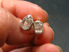 Euclase Stud Earrings Sterling Silver From Brazil - 1.69 Grams