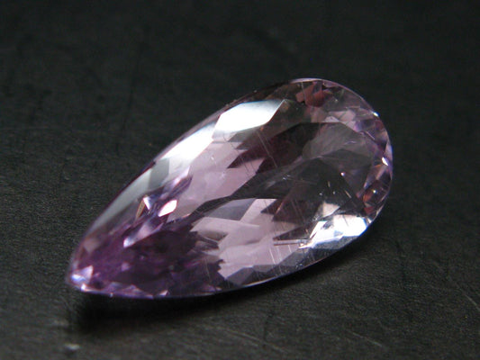 Gem Pink Kunzite Spodumene Facetted Cut Stone From Brazil - 13.22 Carats