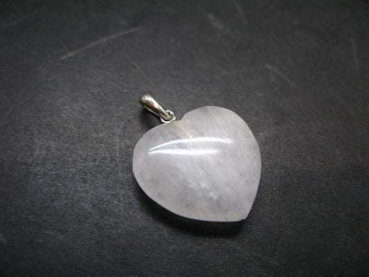 Very Rare SS Cryolite Heart Pendant From Greenland - 1.0" - 4.00 Grams