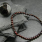 Garnet Almandine Genuine Bracelet ~ 7 Inches ~ 4mm Round Beads