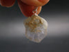 Gray Herderite Silver Pendant from Africa - 1.0" - 3.88 Grams