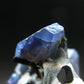 Beautiful Benitoite and Neptunite on Natrolite Cluster From California - 1.4"