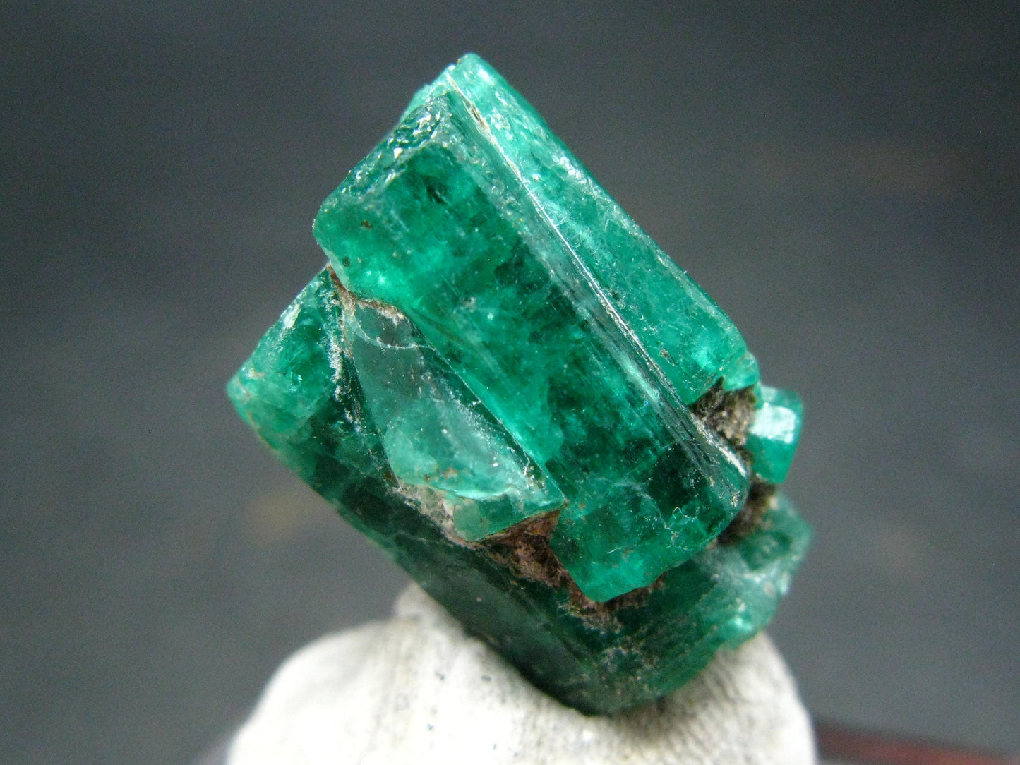 Gem Emerald Beryl Crystal From Ethiopia - 17.85 Carats - 0.8"