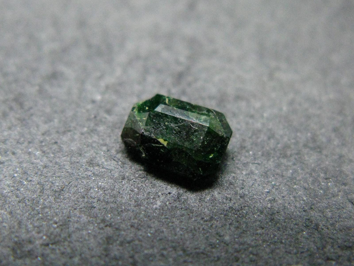 Rare Gem Uvarovite Garnet Cut Stone from Afghanistan - 0.28 Carats