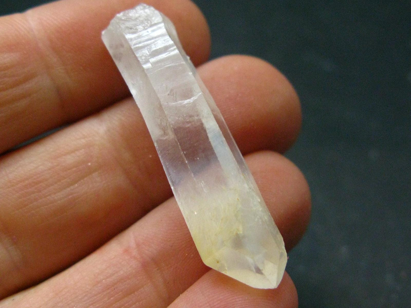 Rare Mango Quartz w/ Hallyosite Crystal From Colombia - 1.4" - 3.94 Grams