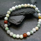 Jade Jadeite Genuine Bracelet ~ 7 Inches ~ 6mm Round Beads