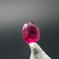 Beautiful Rare Gem Bixbite Red Beryl Emerald Cut Stone From Utah USA - 0.18 Carats - 4.2x3.5mm