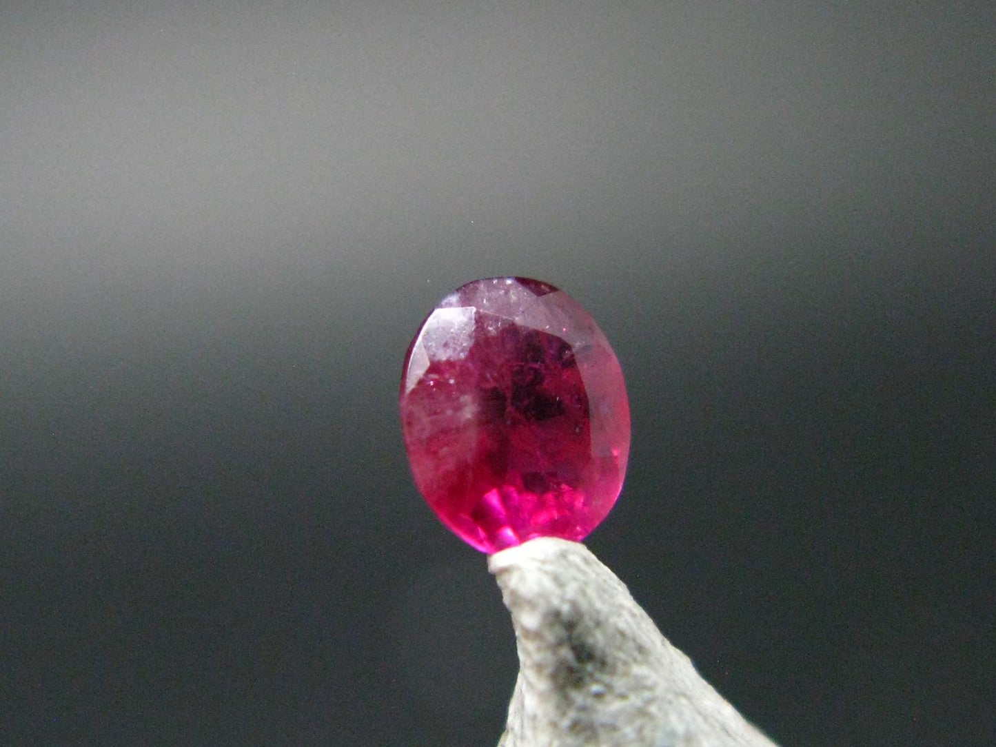 Beautiful Rare Gem Bixbite Red Beryl Emerald Cut Stone From Utah USA - 0.18 Carats - 4.2x3.5mm