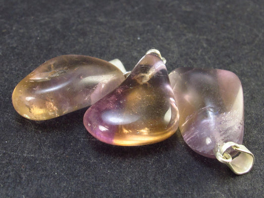 Set of 3 Ametrine Pendant From Bolivia