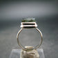 Labradorite Peacock Blue Silver Ring From Madagascar - 6.4 Grams - Size 7