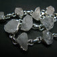 Phenakite Phenacite Silver Bracelet From Brazil- 7" - 14.0 Grams