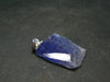 Tanzanite Pendant In Sterling Silver From Tanzania - 1.0" - 3.70 Grams
