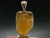 Large Natural Agni Gold Danburite Sterling Silver Pendant from Tanzania - 1.1" - 3.63 Grams