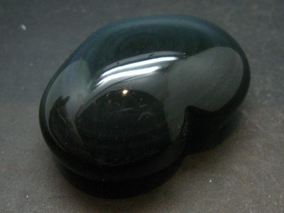 Black Obsidian Heart From Mexico - 2.3"