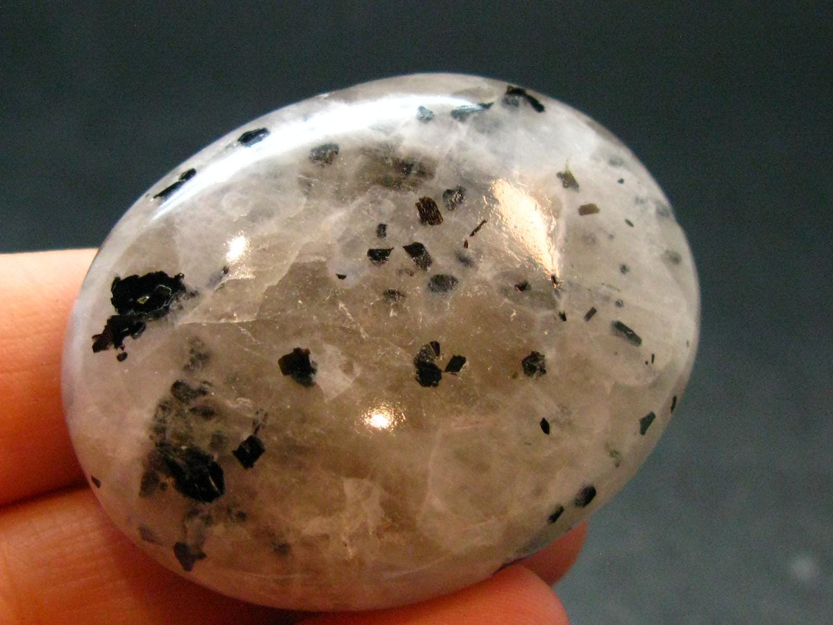 Moonstone Polished Stone from India - 1.7" - 35.74 Grams