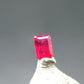 Beautiful Rare Gem Bixbite Red Beryl Emerald Cut Stone From Utah USA - 0.10 Carats - 3.3x2.4mm