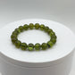 Green Peridot Beaded Bracelet | August Birthstone, Healing Crystal
