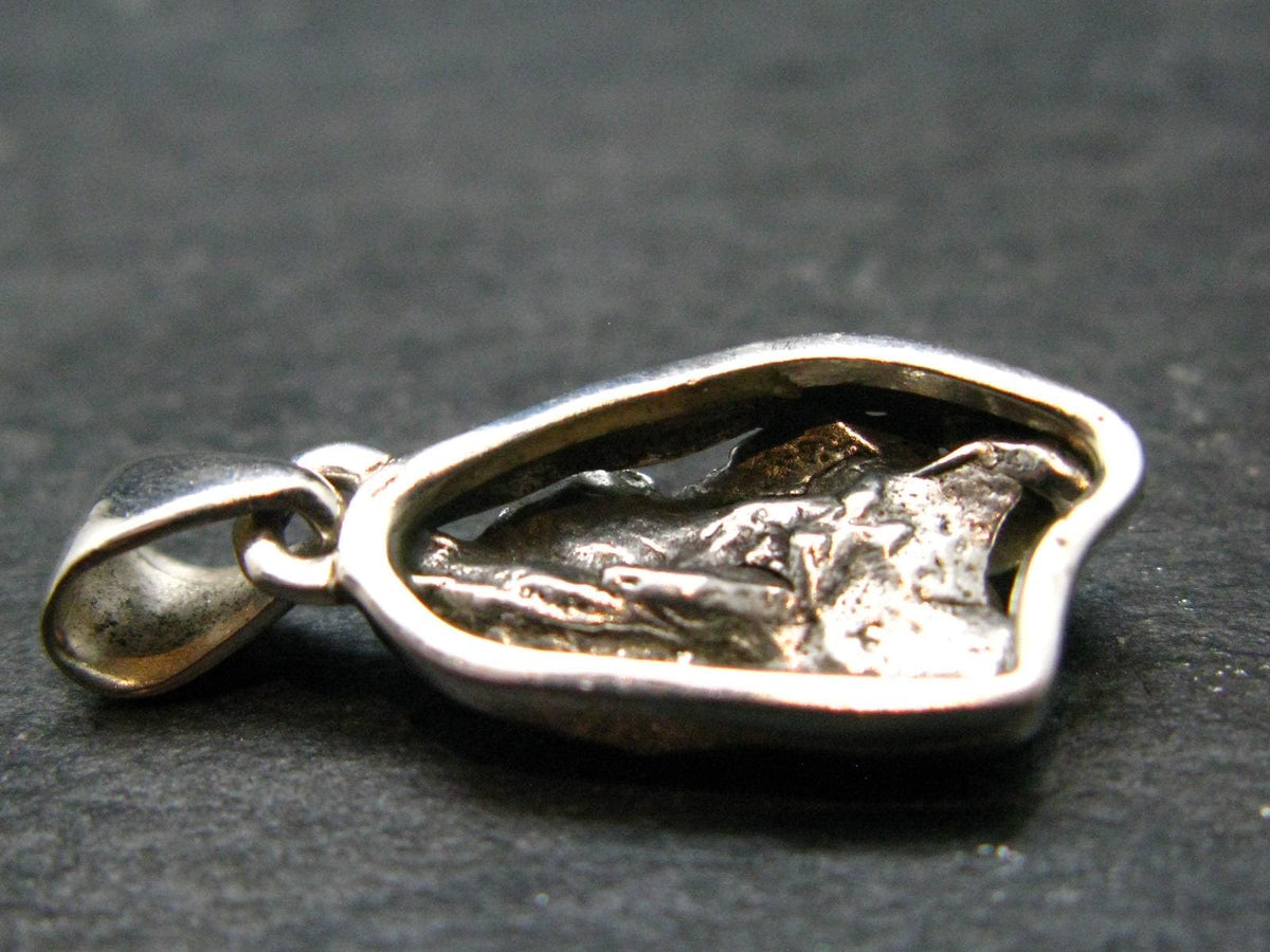 Large Campo Del Cielo Meteorite Pendant from Argentina - 1.1"