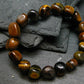 Tiger Eye Genuine Bracelet ~ 7 Inches ~ 10mm Tumbled Beads