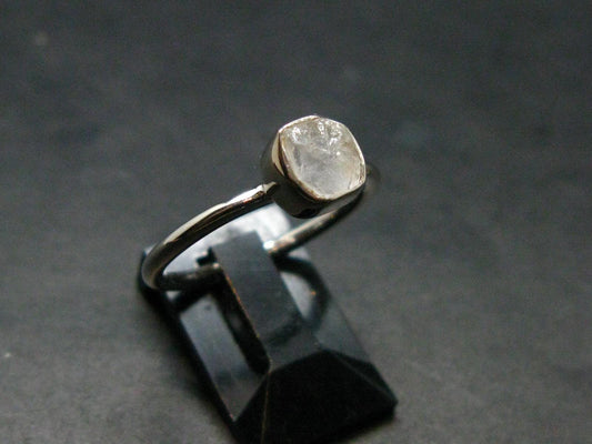 Phenakite Phenacite Crystal Silver Ring From Nigeria - Size 7 - 1.81 Grams