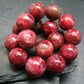 Thulite Genuine Bracelet ~ 7 Inches ~ 12mm Round Beads