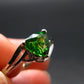 Helenite Gaia Stone Gem Sterling Silver Ring From Washington - Size 7 - 1.5 Carats