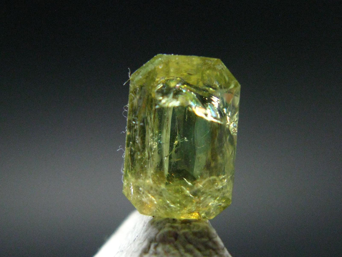 Rare Gem Vesuvianite Cut Stone from Canada - 1.60 Carats