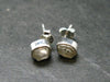 Phenakite Phenacite Stud Earrings Sterling Silver From Russia - 1.29 Grams