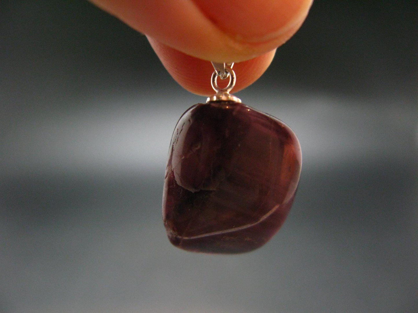 Rich Purple Sugilite Silver Pendant From South Africa - 1.0" - 3.91 Grams