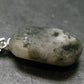 Phenakite Phenacite Tumbled Silver Pendant From Russia - 1.1" - 3.15 Grams