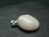 Very Rare White Cryolite 925 Silver Pendant from Greenland - 1.0" - 4.51 Grams