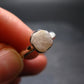Very Rare White Cryolite 925 Silver Ring from Greenland - Size 8 - 2.0 Grams