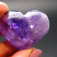 Amazing Natural Amethyst Puffed Heart Shaped from Brazil - 1.1"